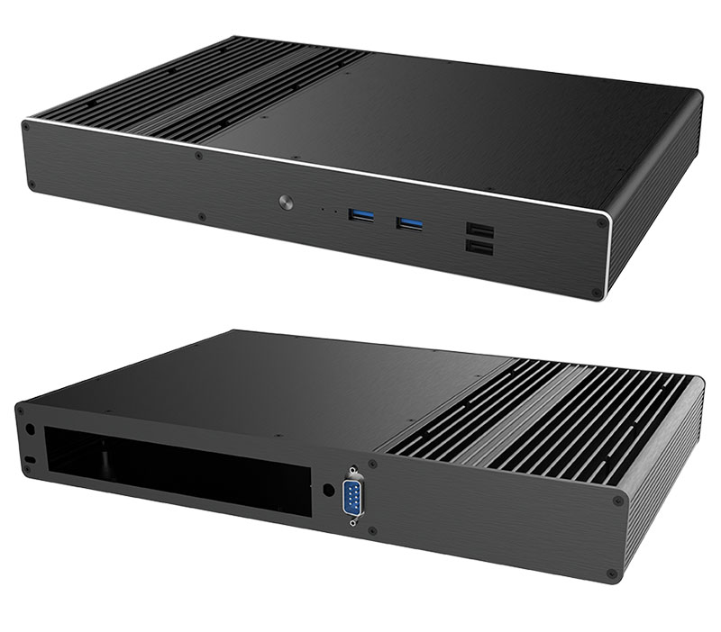 Akasa Galileo T Plus Encloure (1U Thin Mini-ITX) <b>[FANLESS]</b>