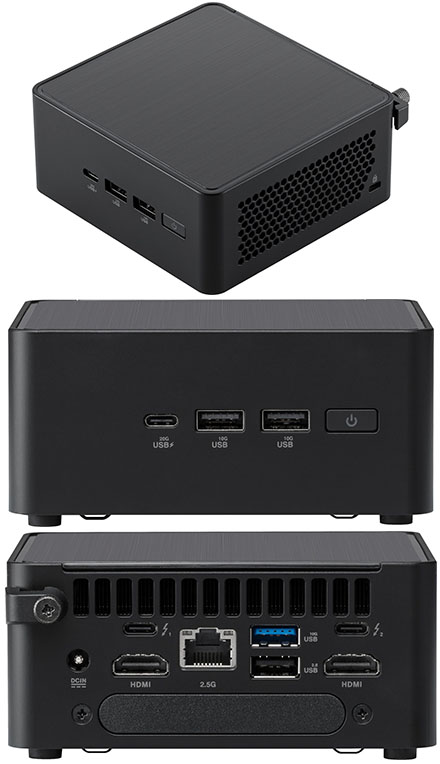 ASUS NUC14RVHu5 (Intel Core Ultra 5, 18 Threats, up to 4,5GHz, 2x HDMI, 2x Thunderbolt 4)