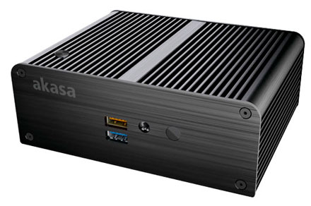 Akasa Newton P enclosure (for Intel NUC NUC5PPYB/NUC5CPYB) <b>[FANLESS]</b>