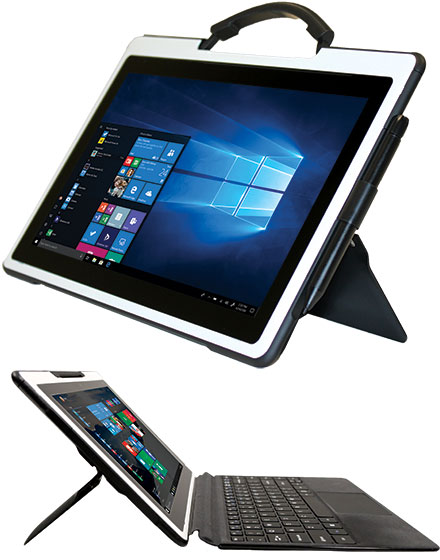 SLIDET301 Classmate PC Detachable (Win 10 Pro, 11.6" Multi-Touch, 64GB eMMC, 4GB RAM, WLAN/BT/GPS)